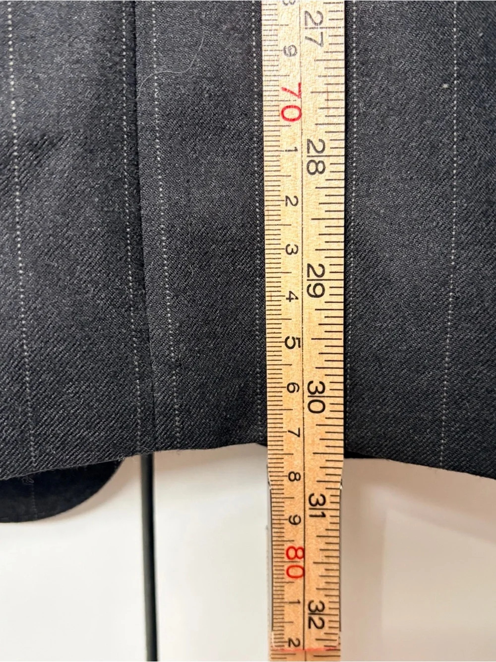Canali Milano Loro Piana Super 100s 42 R US 52 EU Wool Pinstripe